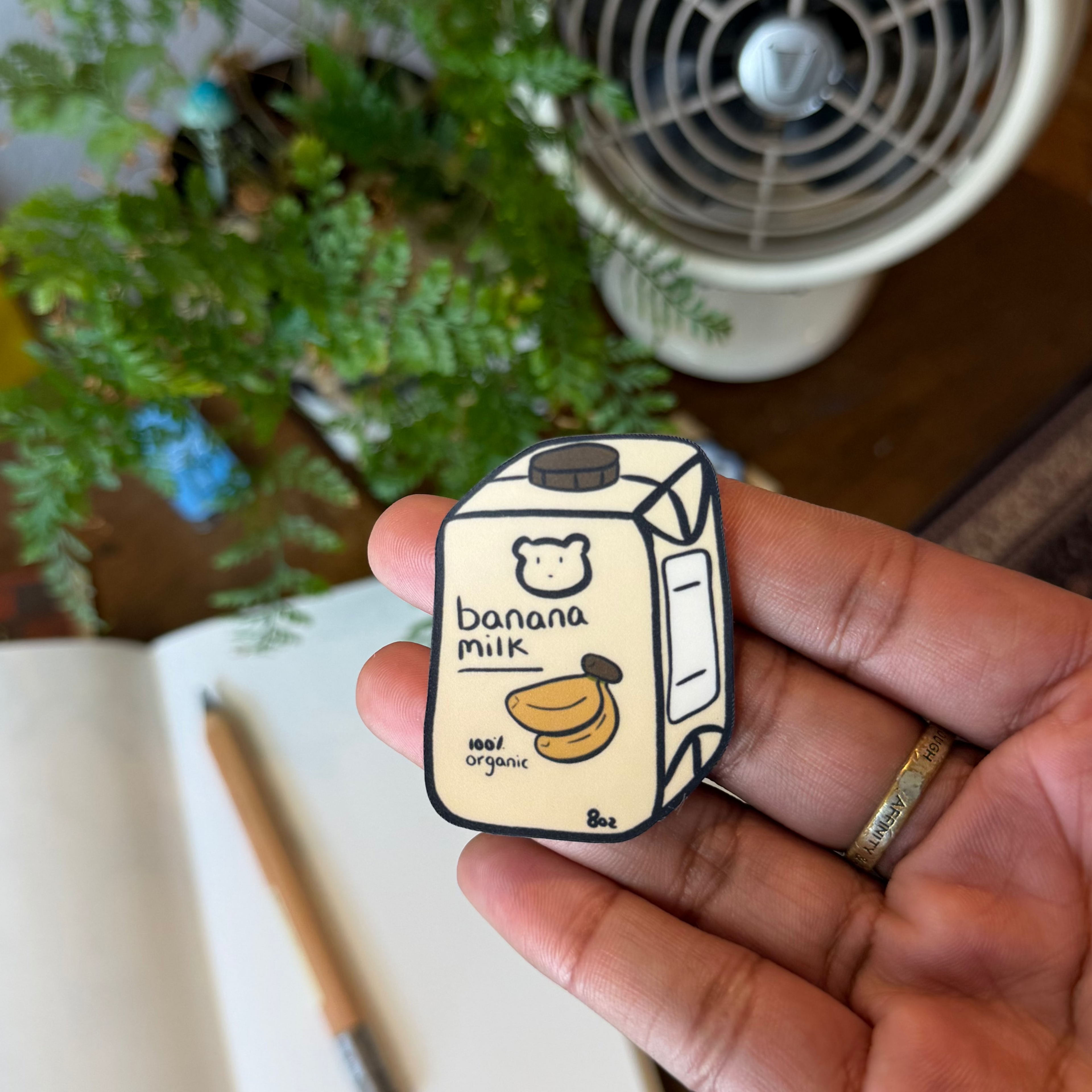 Banana Milk Sticker