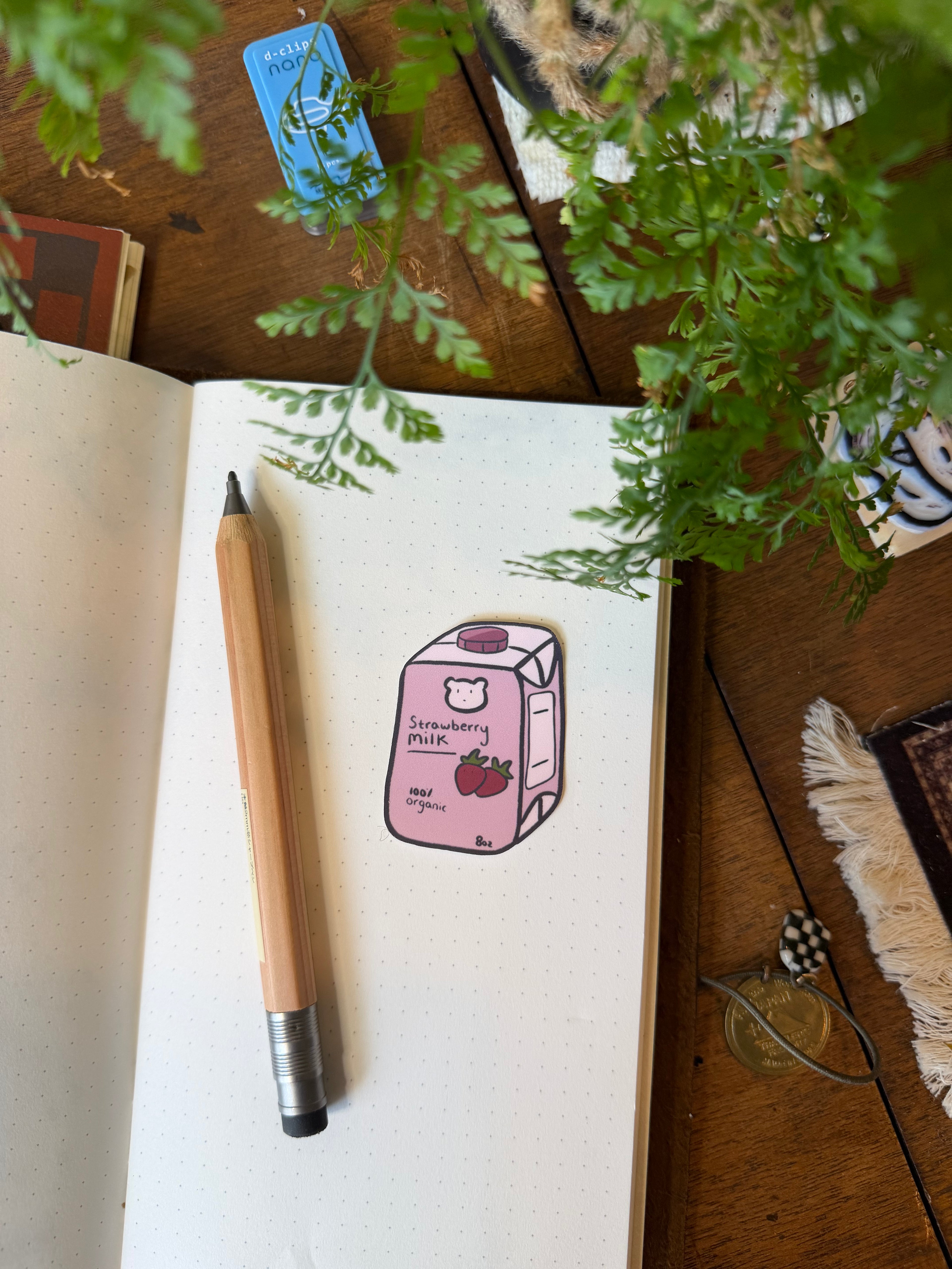 Strawberry Milk Sticker