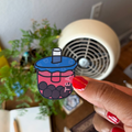 Chubby Boba Sticker (Strawberry)