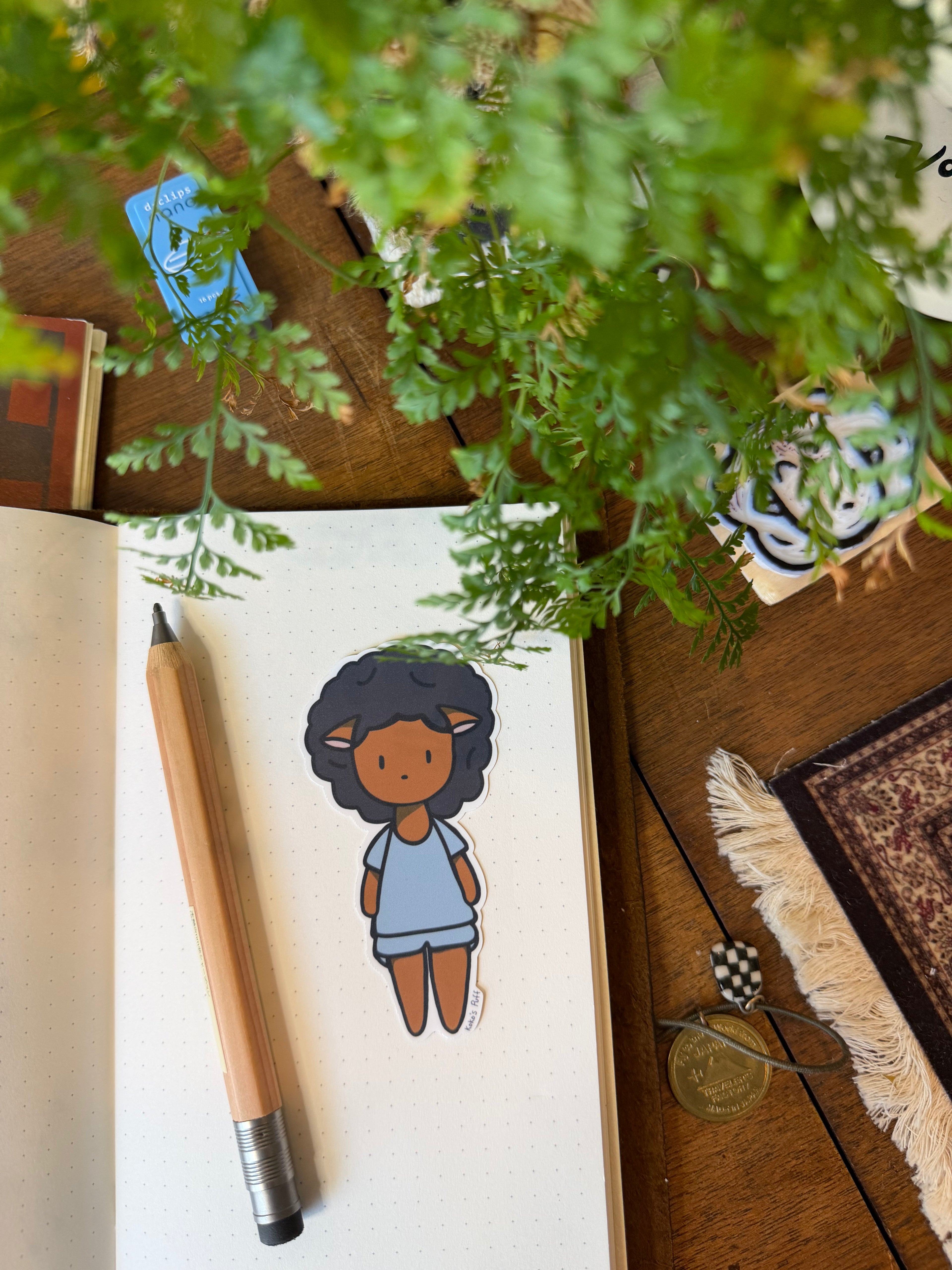 Koko's Puff Afro Girl Sticker