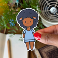 Koko's Puff Afro Girl Sticker