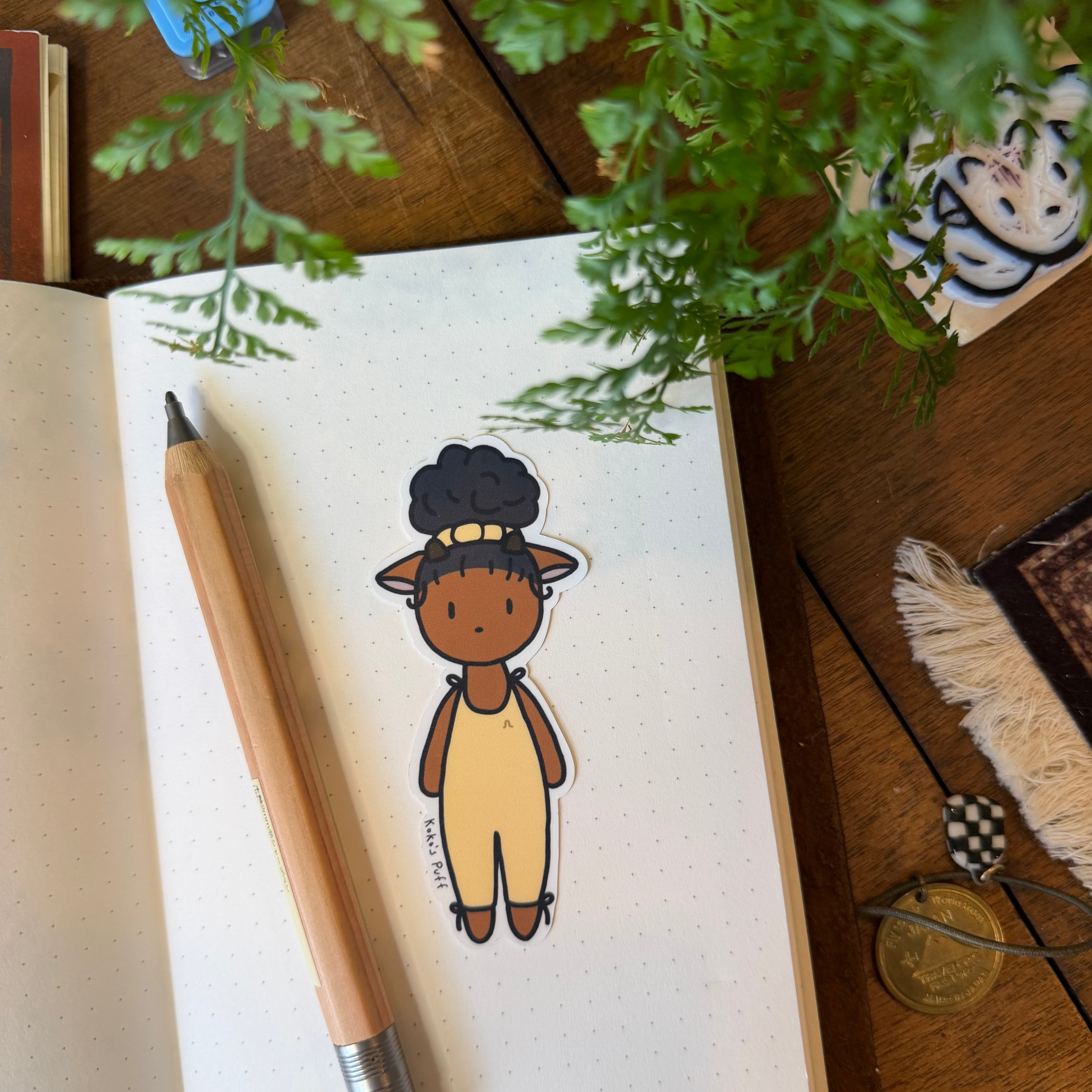 Koko's Puff Pilates Sticker