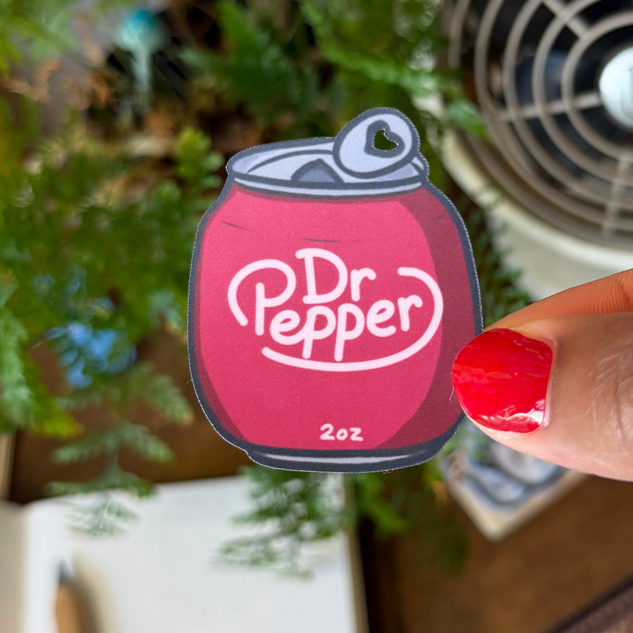 Chubby Soda Sticker (Red)