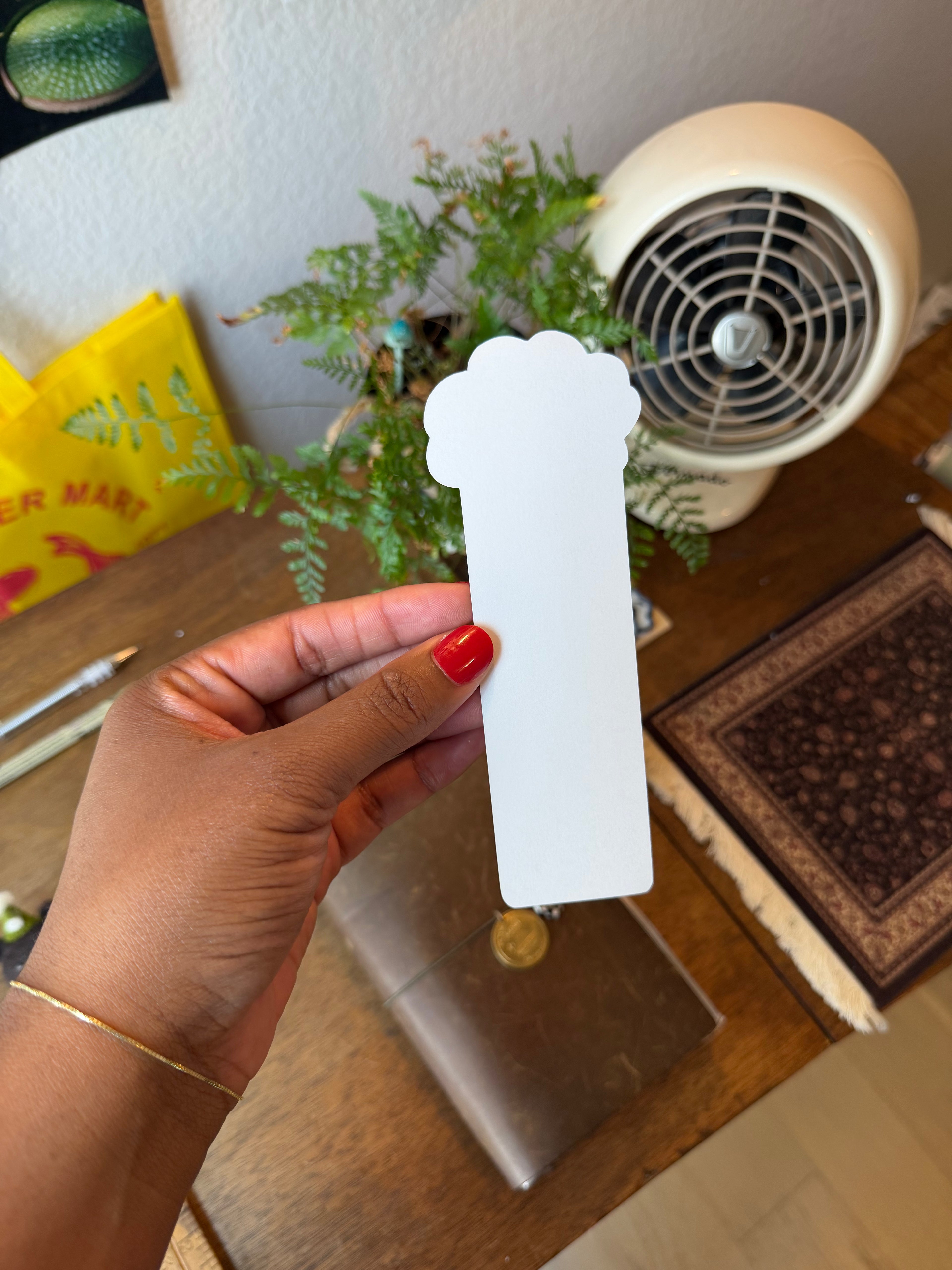 Koko's Puff Afro Girl Bookmark (Burnt Orange)