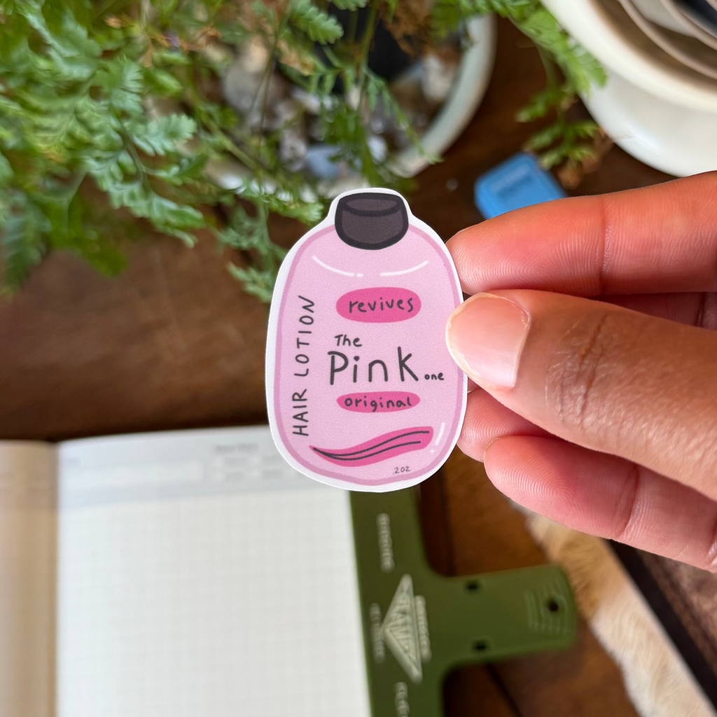 OG Haircare Sticker (Pink)