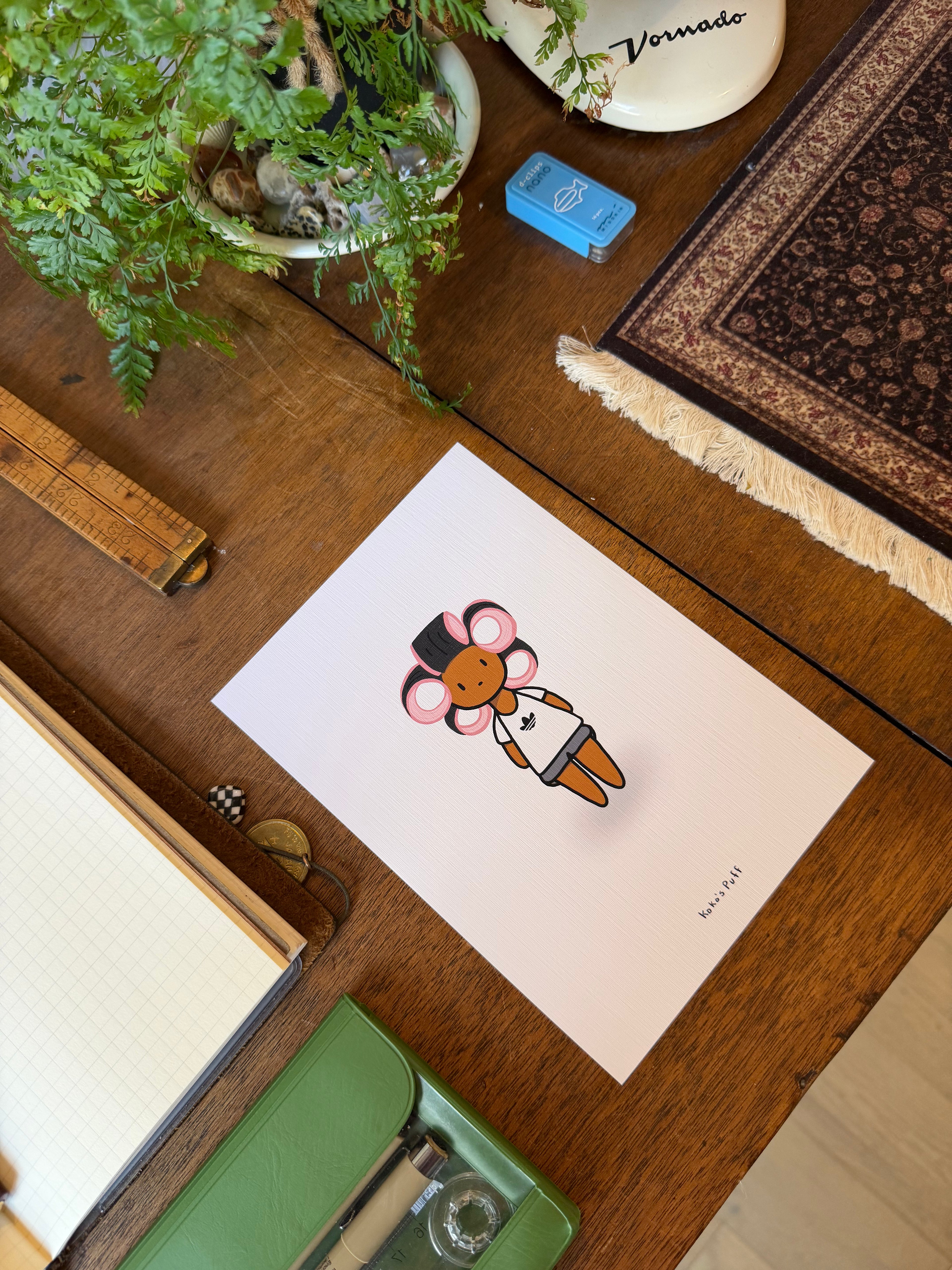 Roller Set Art Print (Signed)