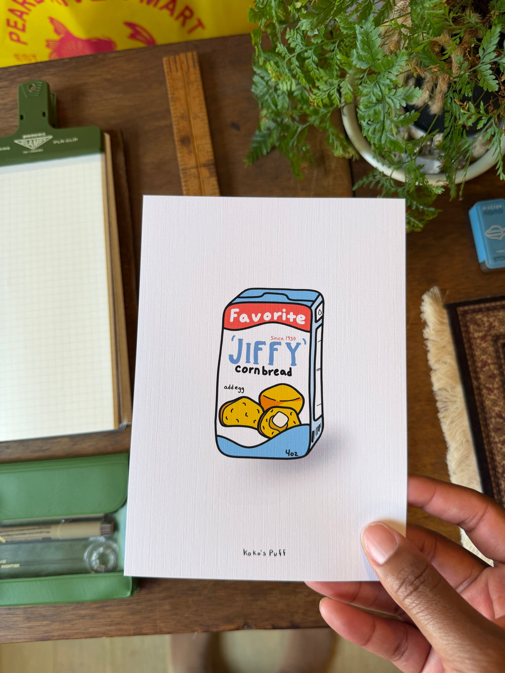 Corn Bread Mix Art Print (Signed)
