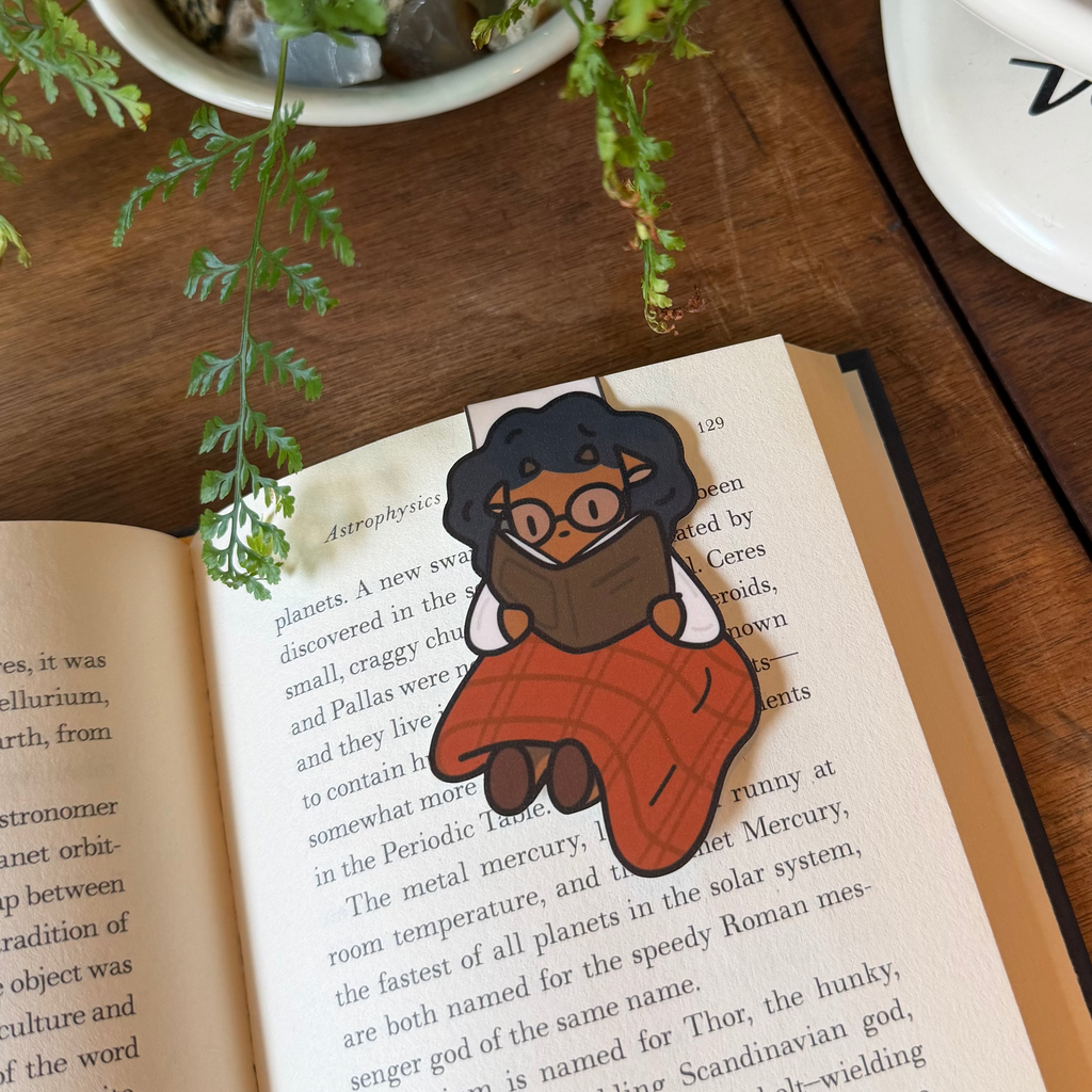 Koko's Cozy Magnetic Bookmark