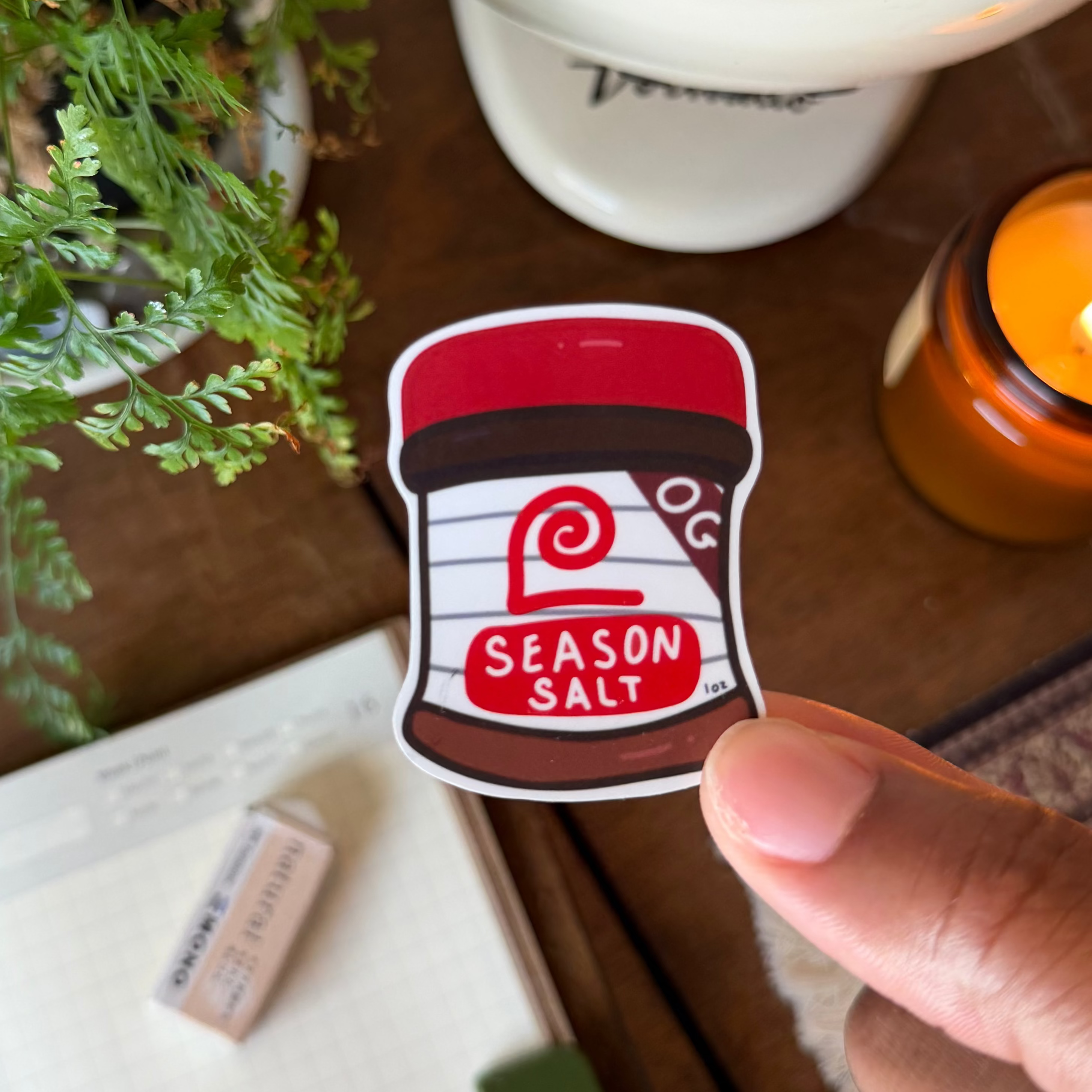 Seasoning Salt Sticker