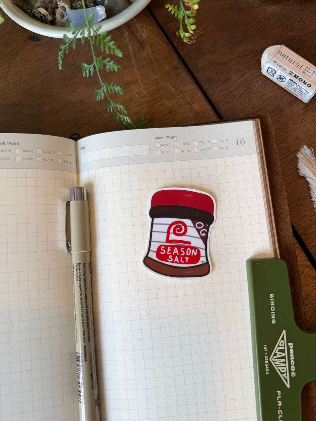 Seasoning Salt Sticker