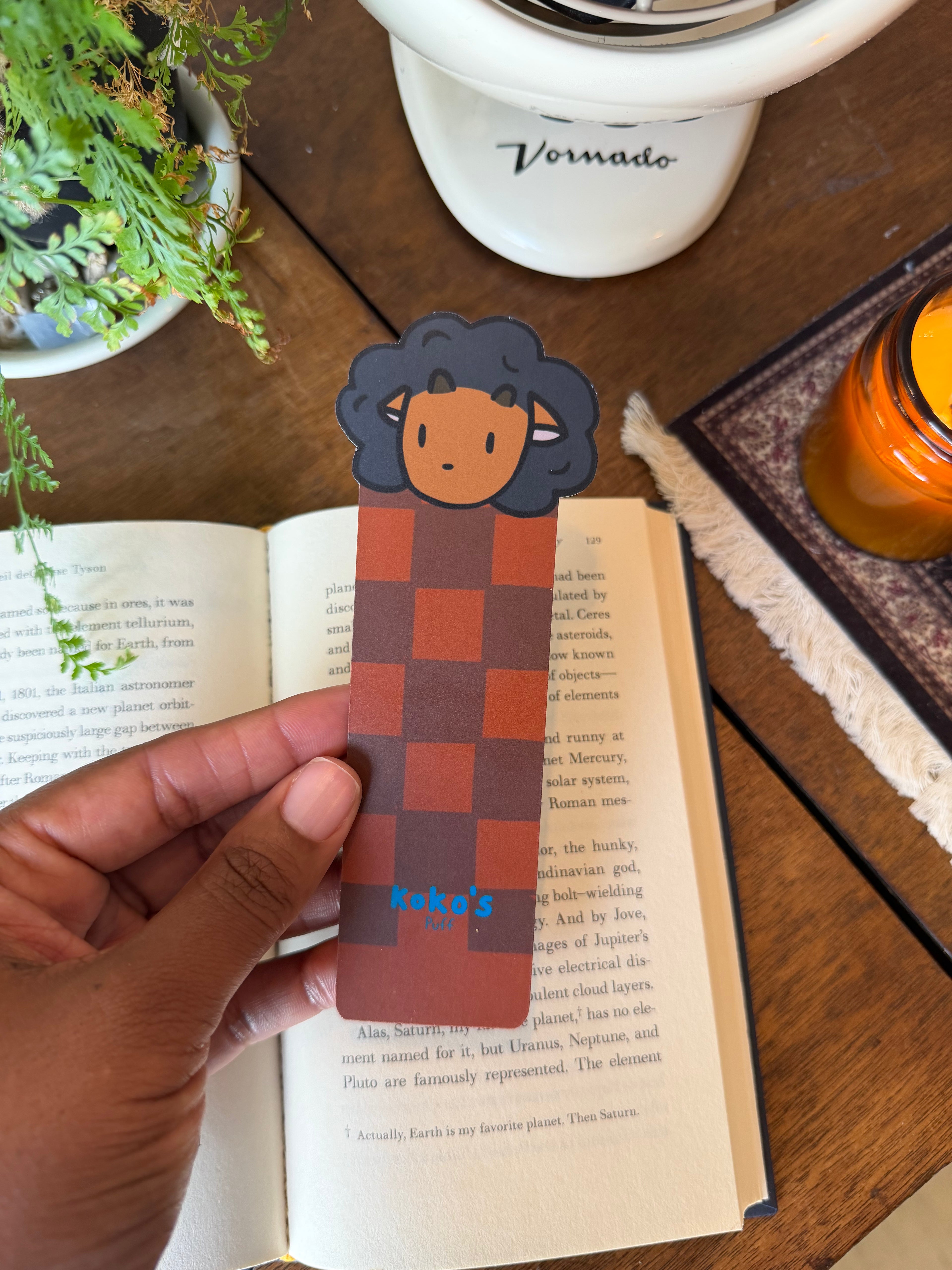 Koko's Puff-Peeker Bookmark (Cocoa)