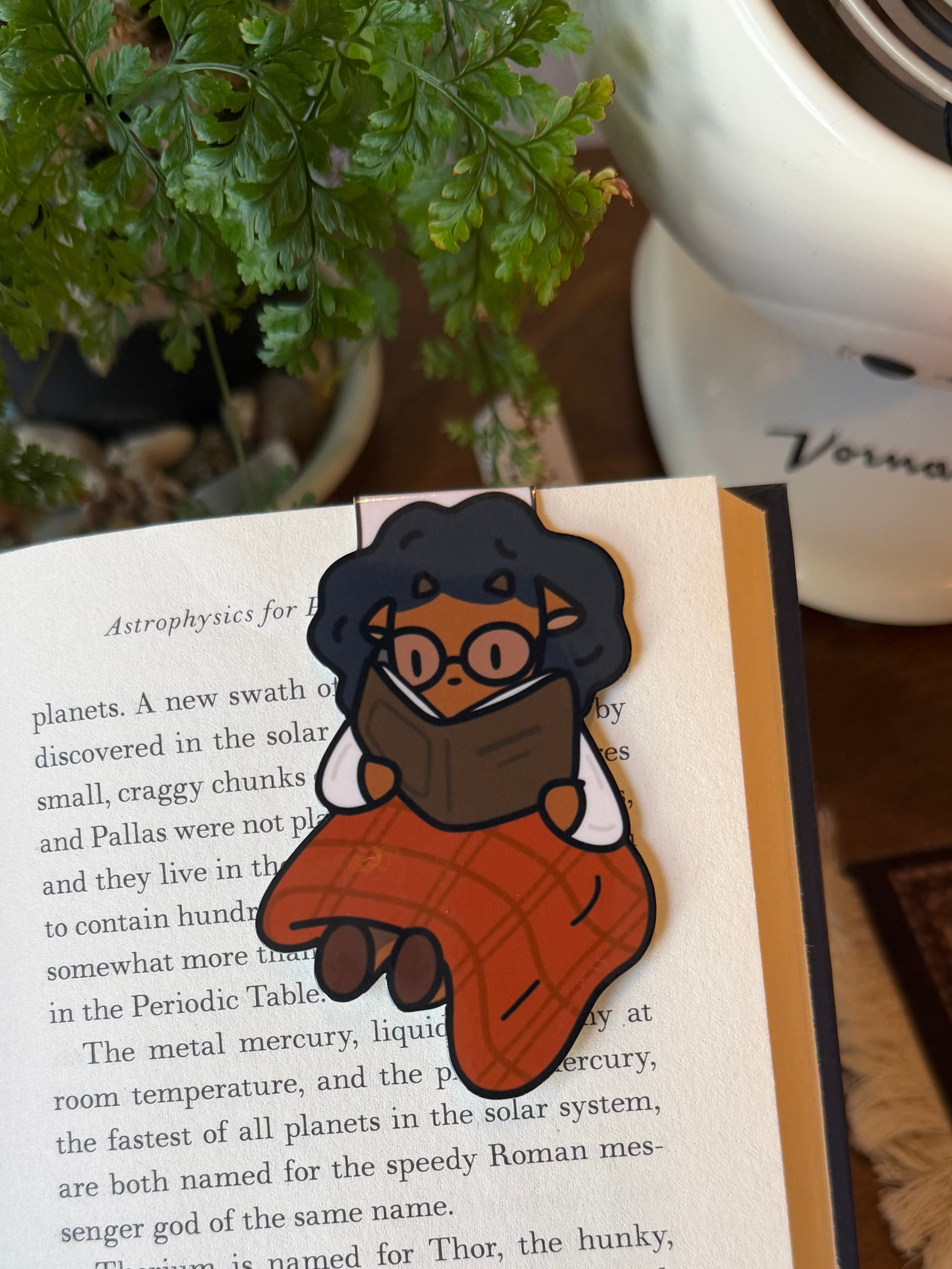 Koko's Cozy Magnetic Bookmark