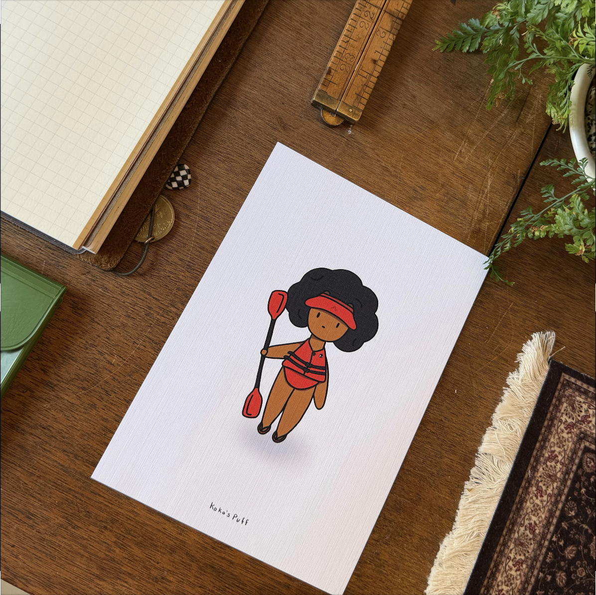 Kayaking Koko Print (Summer '26 Exclusive Signed)